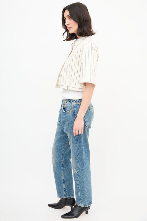 Baum Und Pferdgarten Denim Striped Majsa Shirt