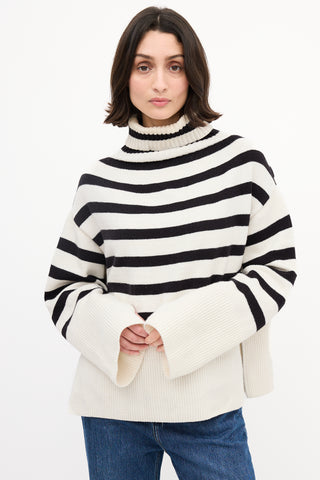 Birgitte Herskind White 
Black Striped Oliver Sweater