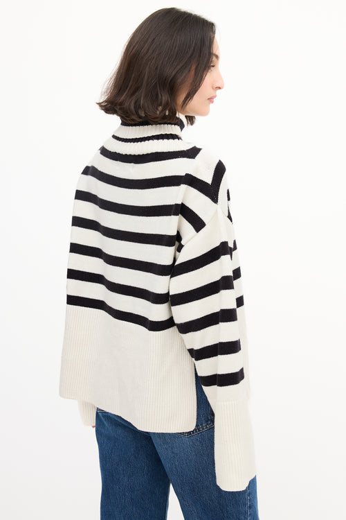 Birgitte Herskind White 
Black Striped Oliver Sweater