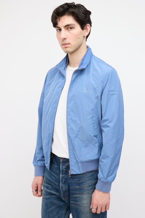 Burberry Brit Blue Nylon Zip Up Jacket