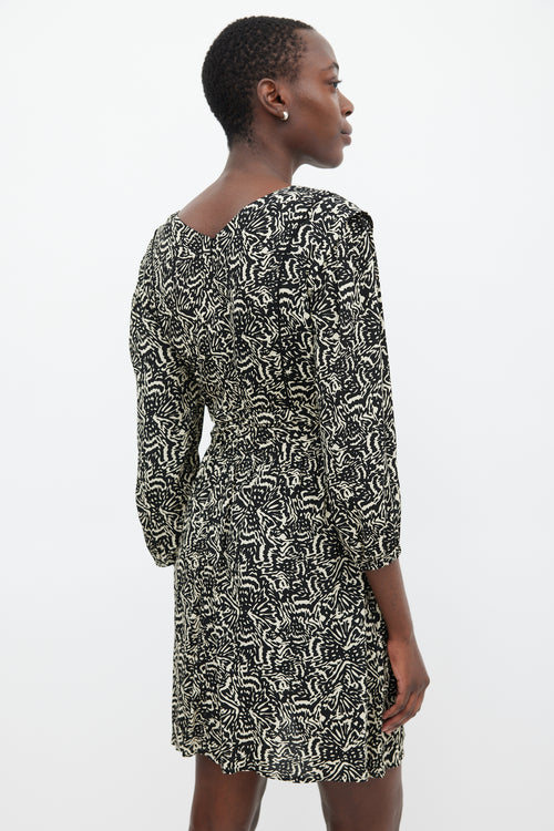 Ba&sh Black 
White Patterned Dress