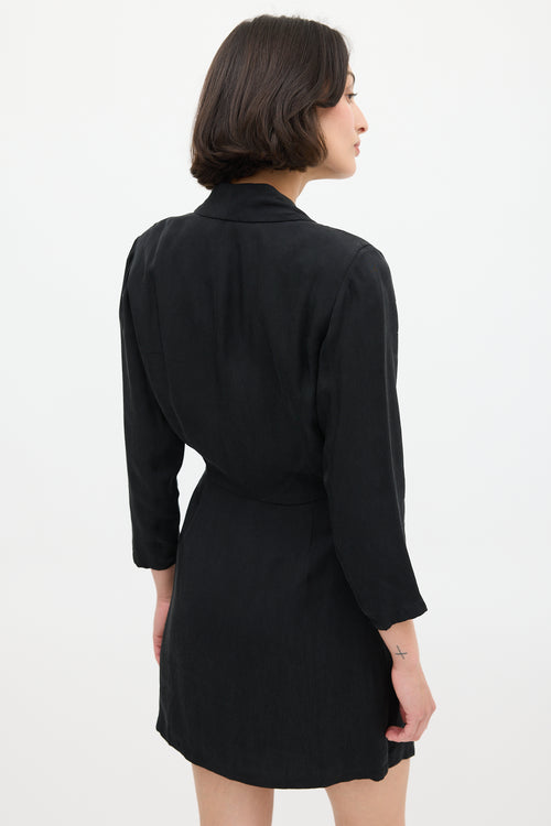 Ba&sh Black Arya Mini Blazer Dress