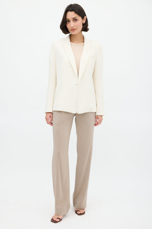 Ba&sh Cream Poni Lady Blazer