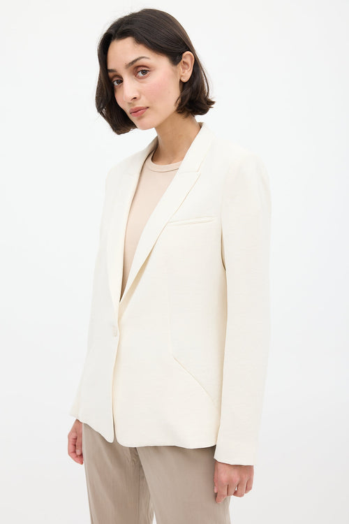 Ba&sh Cream Poni Lady Blazer