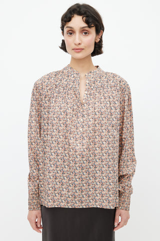 Ba&sh Multicolour Floral Smocked Top