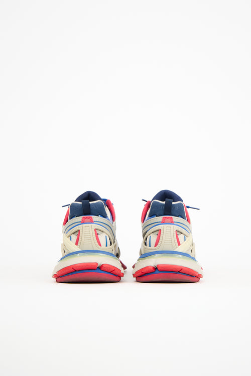 Balenciaga Blue 
Red Track 2 Sneaker