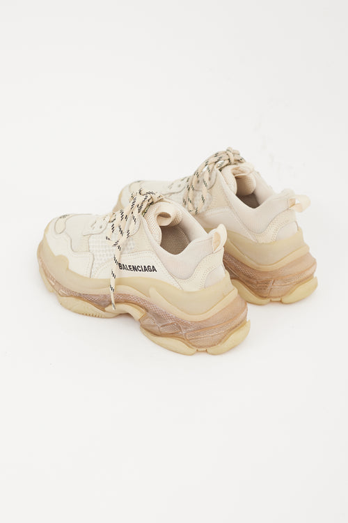 Balenciaga Beige Triple S Sneaker