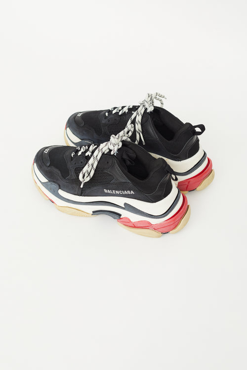 Black 
Red Triple S Sneaker