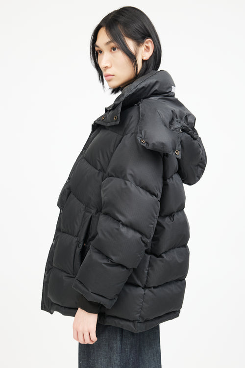 Balenciaga Black Archetype Logo Down Jacket