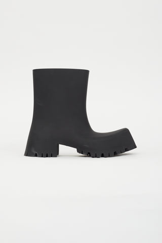 Balenciaga Black Chunky Trooper Boot