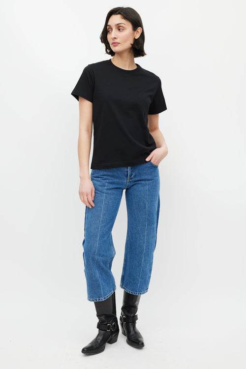 Balenciaga Black Cotton T-shirt