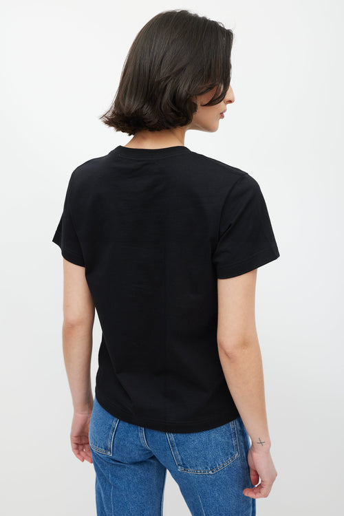 Balenciaga Black Cotton T-shirt