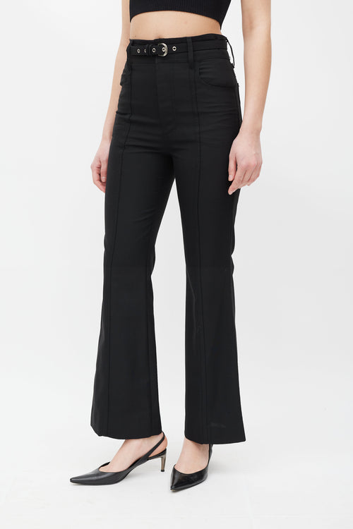 Balenciaga Black Flared Pants