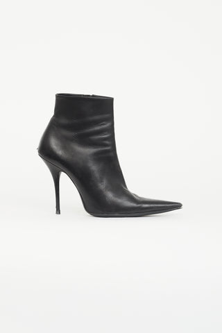 Balenciaga Black Knife Ankle Boot