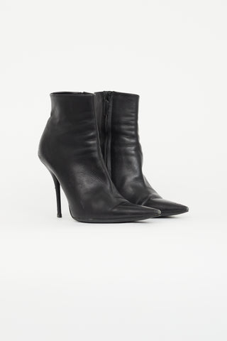 Balenciaga Black Knife Ankle Boot