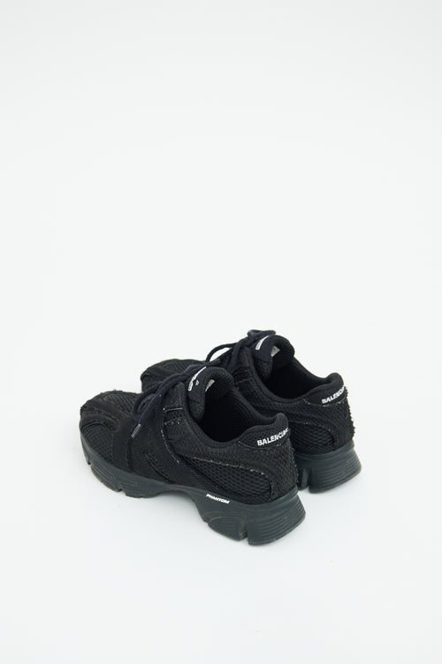 Balenciaga Black Mesh Phantom Sneaker