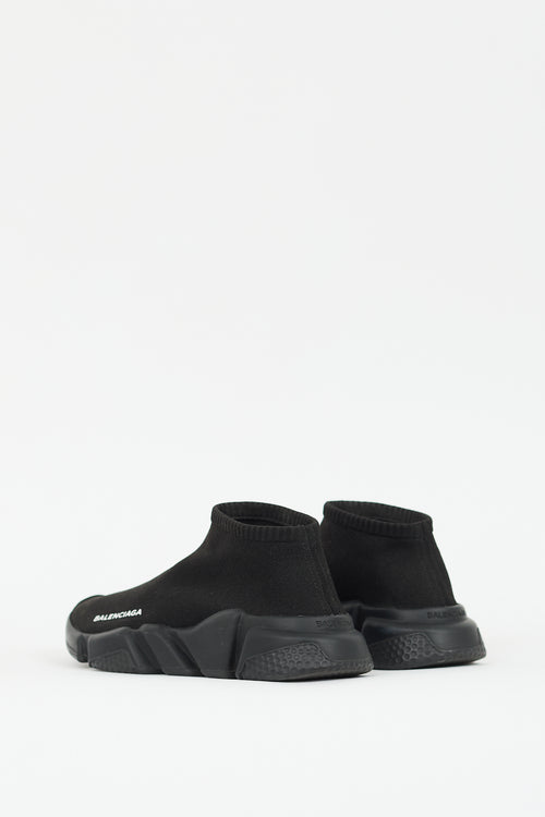 Balenciaga Black Speed Knit Low Sneaker