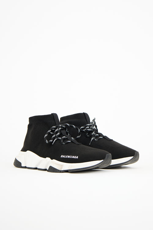 Balenciaga Black Mesh Speed Sneaker