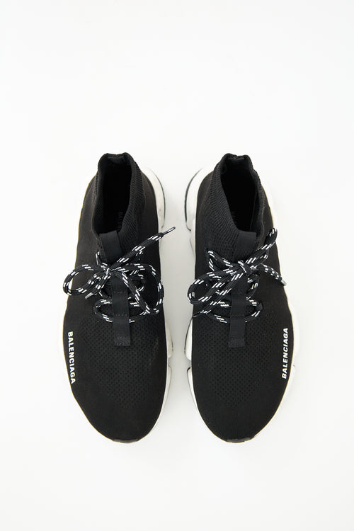 Balenciaga Black Mesh Speed Sneaker