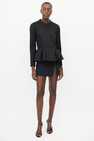 Balenciaga Black Wrap Jacket