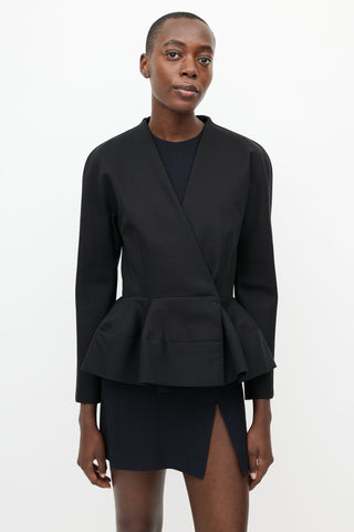 Balenciaga Black Wrap Jacket