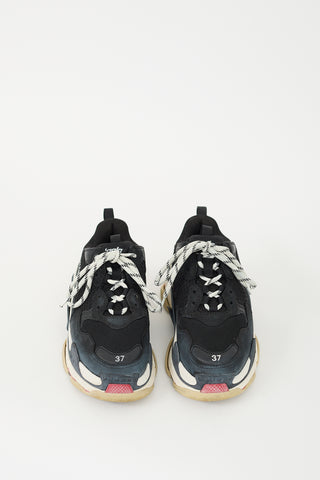 Balenciaga Black 
Multi Triple S Sneaker