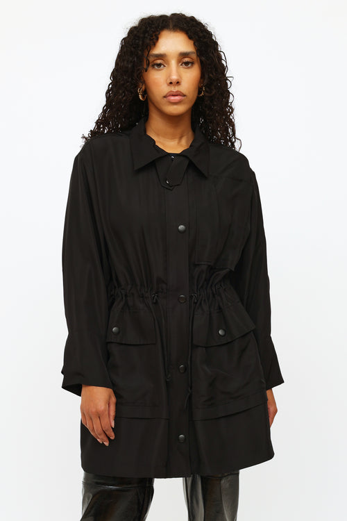 Balenciaga Black Silk Jacket