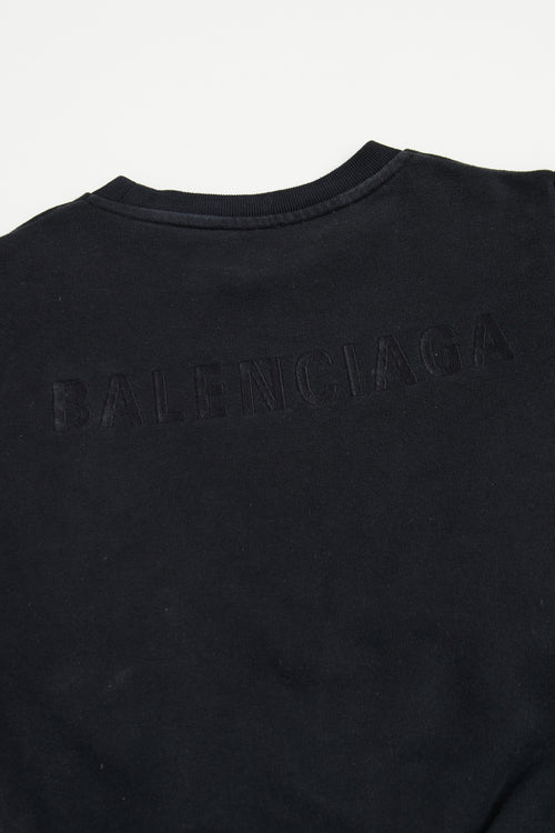 Balenciaga Black Logo Sweater