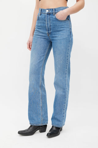 Balenciaga Blue Denim Pants