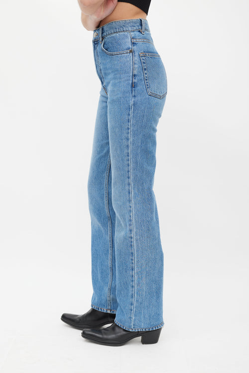 Balenciaga Blue Denim Pants