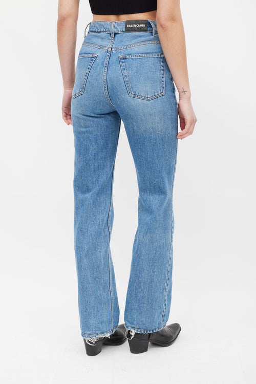 Balenciaga Blue Denim Pants