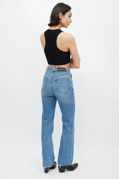 Balenciaga Blue Denim Pants