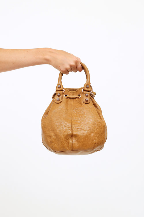 Moto Giant 21 Pompon Bucket Bag