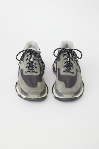 Balenciaga Grey Suede Triple S Sneaker