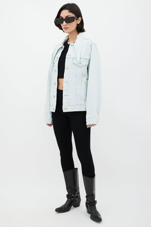 Balenciaga Light Wash Denim Jacket