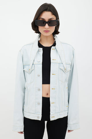 Balenciaga Light Wash Denim Jacket