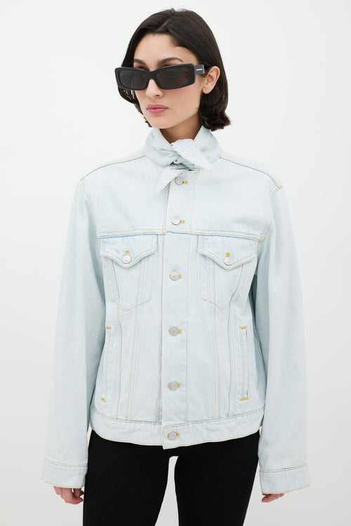 Balenciaga Light Wash Denim Jacket