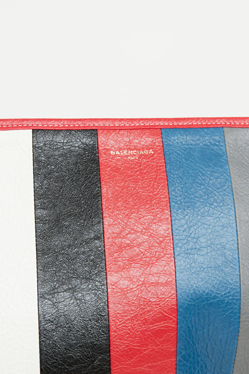 Balenciaga Red 
Multi Colour Bazar Pouch