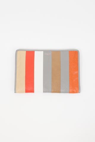 Balenciaga Multicolour Leather Bazar Zip Pouch