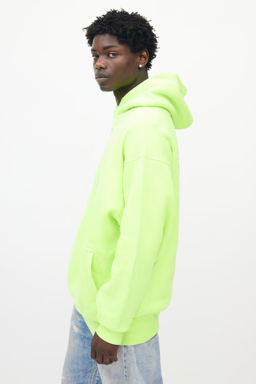 Balenciaga Neon Green World Food Programme Hoodie