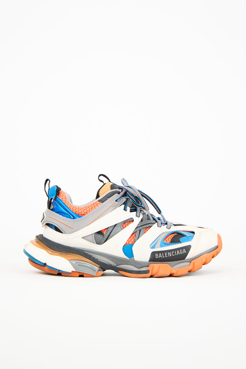 Balenciaga Orange 
Multi Track Sneaker