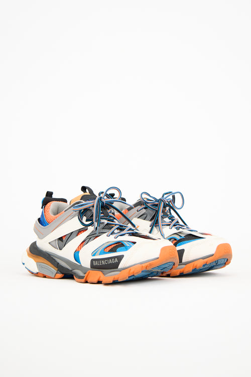 Balenciaga Orange 
Multi Track Sneaker