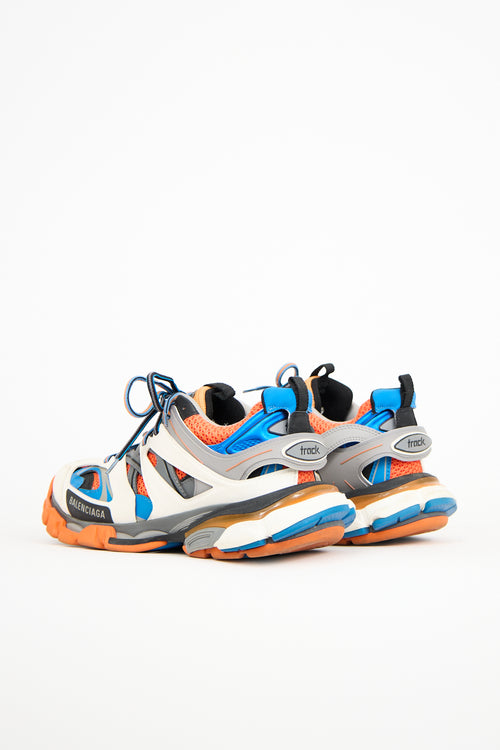 Balenciaga Orange 
Multi Track Sneaker