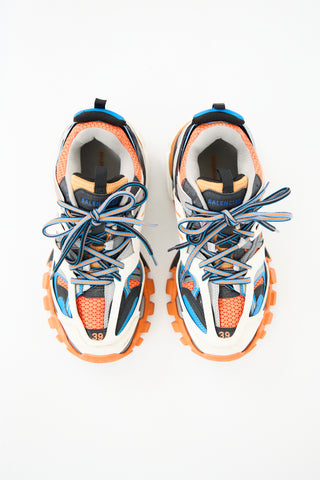 Balenciaga Orange 
Multi Track Sneaker