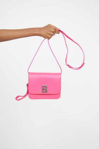 Balenciaga Pink Leather B. Medium Bag