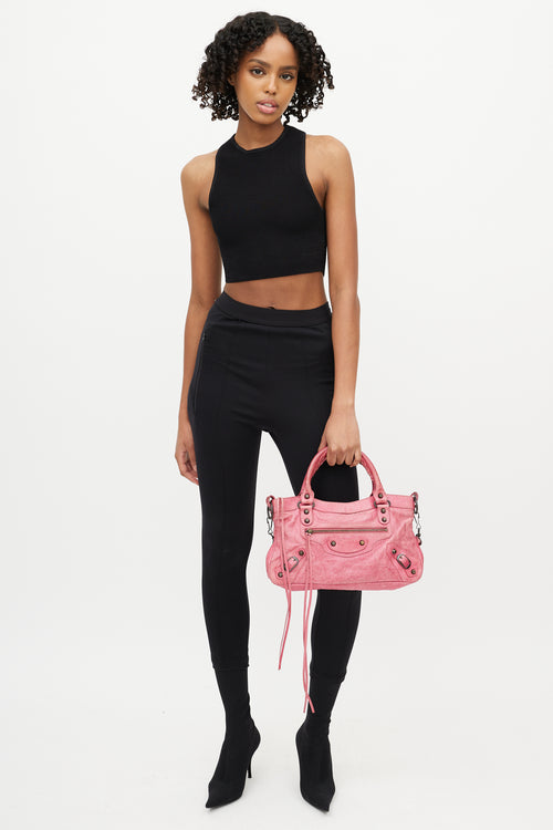 Balenciaga Pink Motocross First Handbag