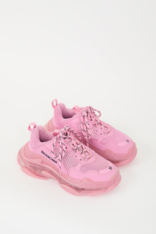 Balenciaga Pink Triple S Sneaker