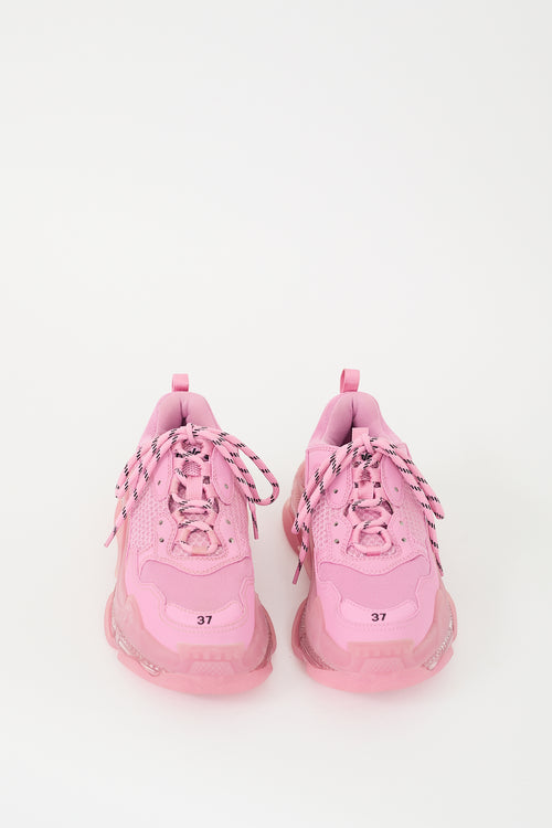 Balenciaga Pink Triple S Sneaker