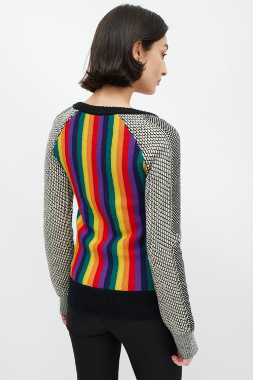 Balenciaga Rainbow Wool Sweater