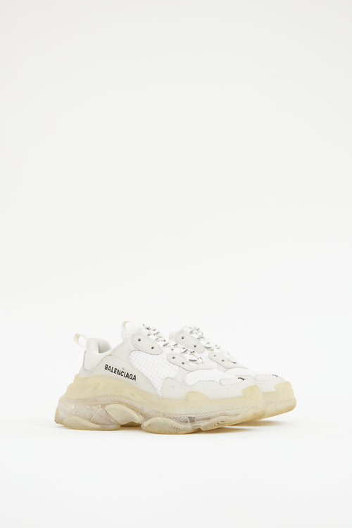 Balenciaga White Triple S  Sneaker